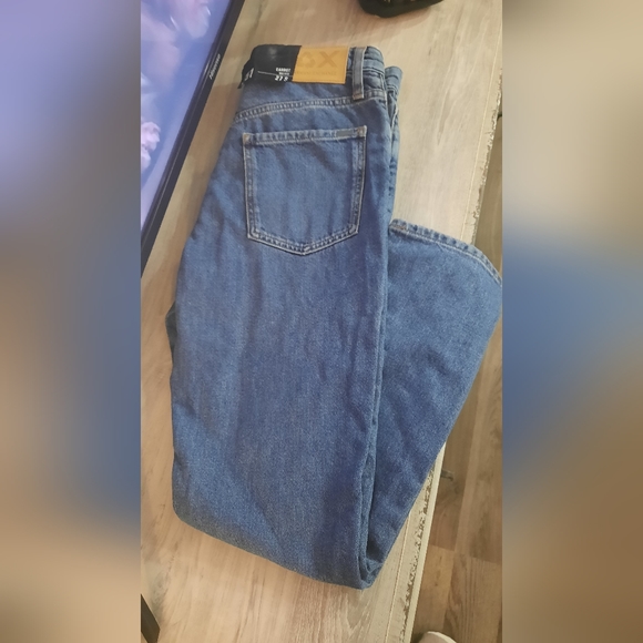 Armani Exchange - J51 Carrot Fit Rigid Denim Jeans, 100% Cotton, Medium Blue - Picture 4 of 9